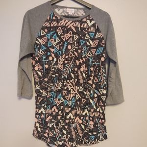 LuLaRoe baseball tee